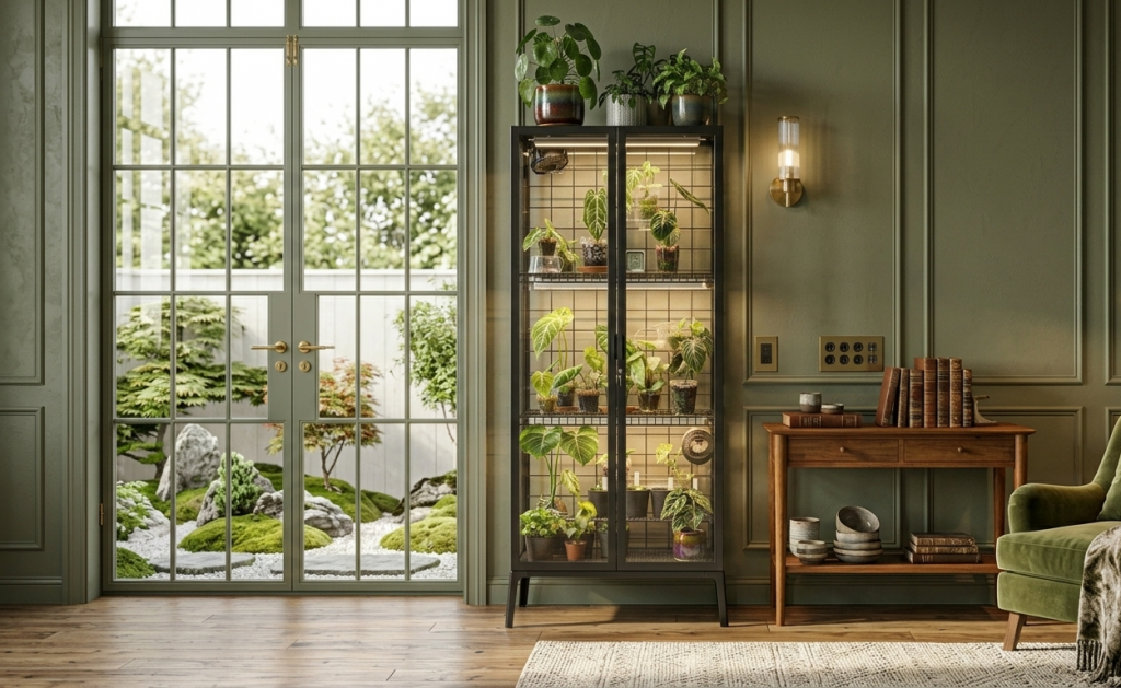 Invernaderos, vitrinas y estanterías para plantas a medida creada y diseñada por Mobiliario Industrial